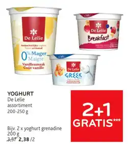 Alvo Yoghurt De Lelie assortiment aanbieding
