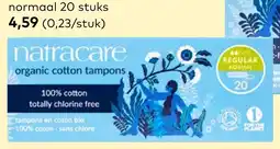 Bio Planet Natracare normaal aanbieding