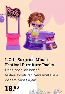 Multi bazar L.O.L. Surprise Music Festival Furniture Packs aanbieding