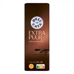 Albert Heijn Delicata Reep extra pure chocolade 70% aanbieding