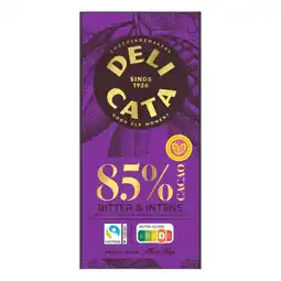 Albert Heijn Delicata Reep 85% cacao bitter & intens aanbieding