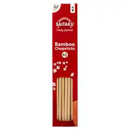 Albert Heijn Saitaku Bamboo chopsticks aanbieding