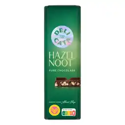 Albert Heijn Delicata Reep hazelnoot pure chocolade aanbieding