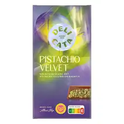 Albert Heijn Delicata Reep pistache melkchocolade aanbieding