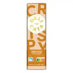 Albert Heijn Delicata Reep crispy witte chocolade aanbieding