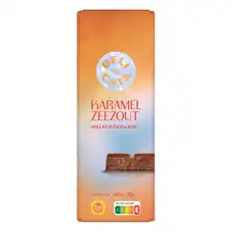 Albert Heijn Delicata Reep karamel zeezout melkchocolade aanbieding
