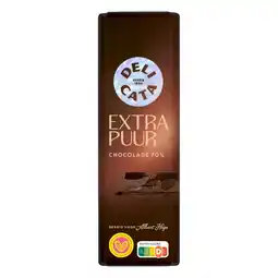 Albert Heijn Delicata Reep extra pure chocolade 70% aanbieding