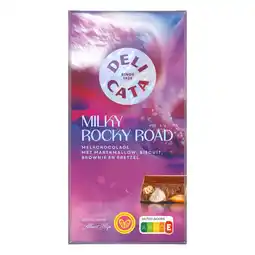 Albert Heijn Delicata Reep rocky road melk chocolade aanbieding