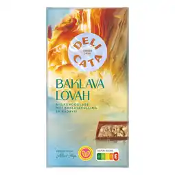 Albert Heijn Delicata Reep baklava melkchocolade met kadayif aanbieding