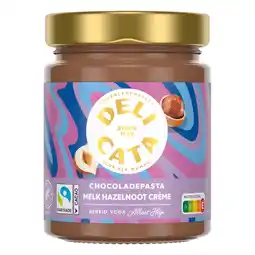 Albert Heijn Delicata Chocoladepasta melk hazelnoot creme aanbieding
