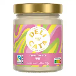 Albert Heijn Delicata Chocoladepasta witte chocola aanbieding