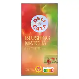 Albert Heijn Delicata Reep matcha aardbei witte chocolade aanbieding