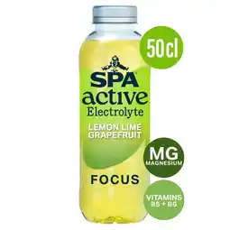 Albert Heijn Spa Active lemon lime grapefruit aanbieding