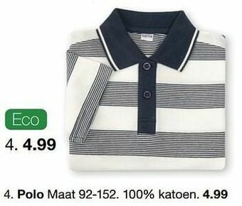 Zeeman Polo aanbieding