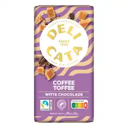 Albert Heijn Delicata Reep latte karamel witte chocolade aanbieding