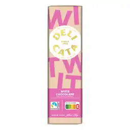 Albert Heijn Delicata Reep witte chocolade aanbieding