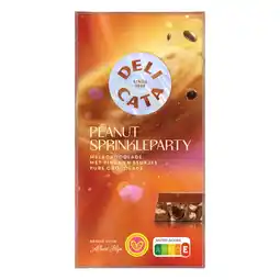 Albert Heijn Delicata Reep peanut sprinkleparty melkchocolade aanbieding