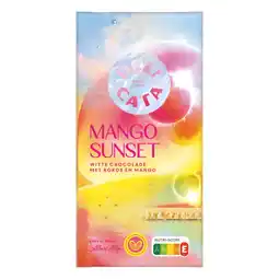 Albert Heijn Delicata Reep mango sunset witte chocolade aanbieding