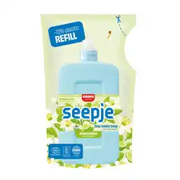 Albert Heijn Seepje Afwasmiddel tintelfrisse limoen refill aanbieding