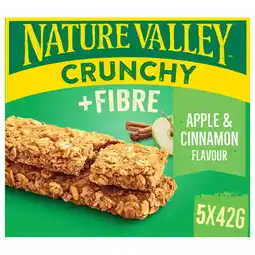 Albert Heijn Nature Valley Crunchy fibre apple & cinnamon aanbieding