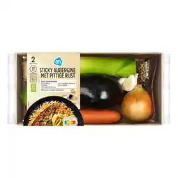 Albert Heijn AH Sticky aubergine met rijst verspakket aanbieding