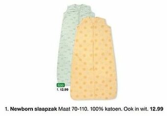 Zeeman Newborn slaapzak aanbieding