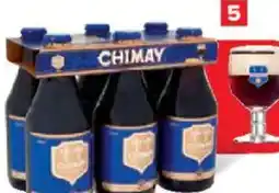 Carrefour Biere bleue Chimay aanbieding