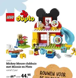 Europoint Mickey Mouse clubhuis met Minnie en Pluto aanbieding