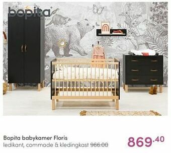 Baby & Tiener Bopita babykamer floris aanbieding