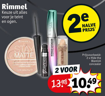 Kruidvat Rimmel aanbieding