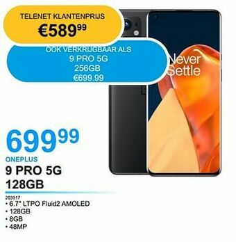 Derco Systems Oneplus 9 pro 5g 128gb aanbieding