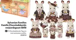 Intertoys Sylvanian Families Familie Chocoladekonijn verjaardagsset 5848 aanbieding