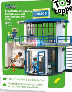 Intertoys PLAYMOBIL City Action Politiebureau met onderzoeksruimte 71874 aanbieding