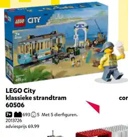 Intertoys LEGO City klassieke strandtram aanbieding