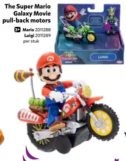 Intertoys The Super Mario Galaxy Movie pull-back motors aanbieding