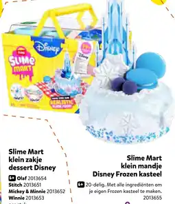 Intertoys Slime Mart klein mandje Disney Frozen kasteel aanbieding