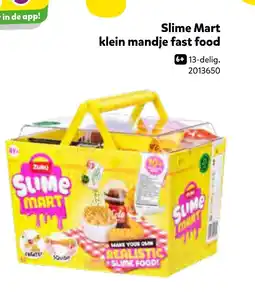 Intertoys Slime Mart klein mandje fast food aanbieding