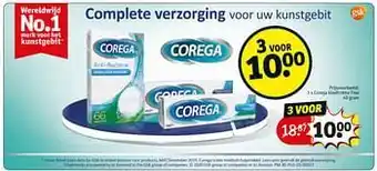 Kruidvat Corega verzorging kleefcrème free aanbieding