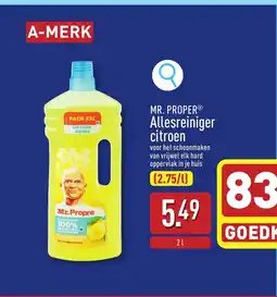 ALDI Mr. Proper allesreiniger citroen aanbieding