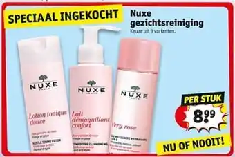 Nuxe gezichtsreiniging