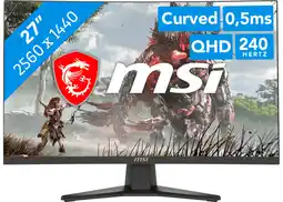 Coolblue MSI MAG 275CQDF X24 Curved aanbieding