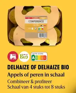 Delhaize Appels of peren in schaal aanbieding