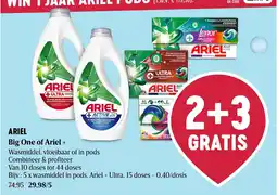 Delhaize Ariel Big One of Ariel + aanbieding