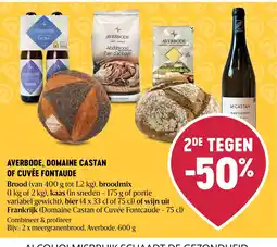 Delhaize Averbode, domaine castan of cuvée fontaude aanbieding
