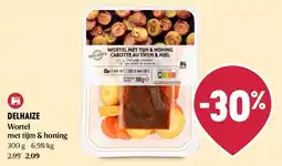 Delhaize Wortel met tijm & honing aanbieding
