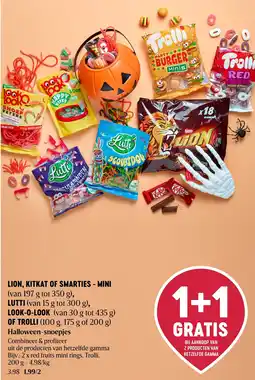 Delhaize Lion, Kitkat of Smarties - mini aanbieding