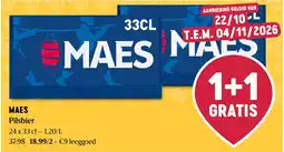 Delhaize Maes Pilsbier aanbieding