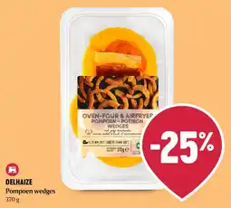 Delhaize Pompoen wedges aanbieding