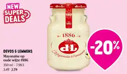 Delhaize Mayonnaise op oude wijze 1886 aanbieding