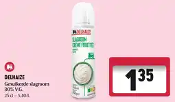 Delhaize Delhaize slagroom aanbieding